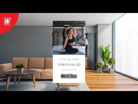 Видео: STRETCH & GO с Альбертом Даниловым | 4 мая  2022 | Онлайн-тренировки World Class
