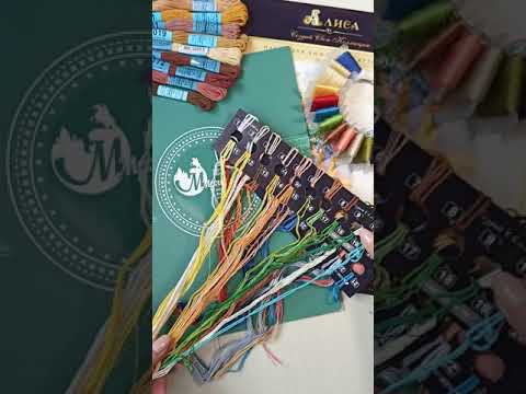 Видео: Разбираем мулине, оставшиеся от наборов