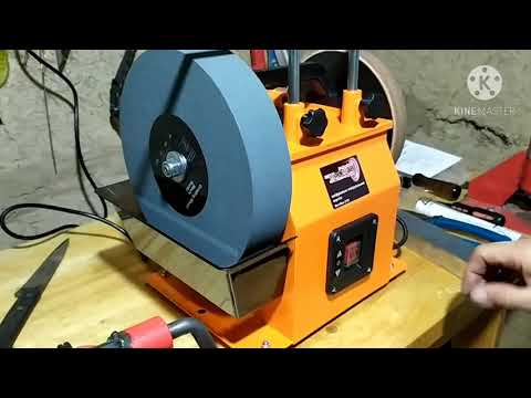 Видео: Наждак с мокрым камнем Worcman 8101,обзор отзыв.