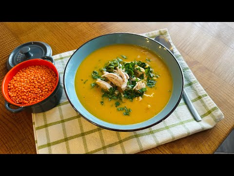 Видео: Білковий корисний суп з сочевицею