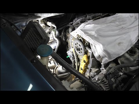 Видео: Замена цепи ГРМ и регулировка клапанов на Honda Civic 1,8 Хонда Цивик 2008  2часть
