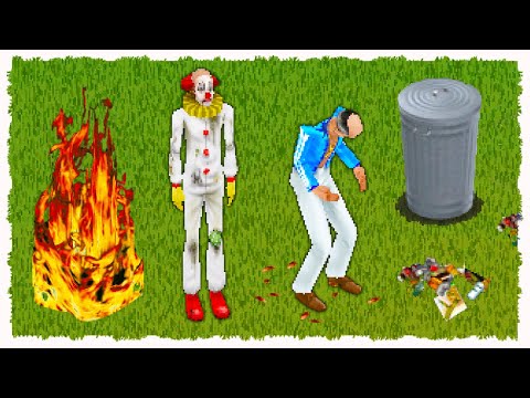 Видео: Я вызвал демона-клоуна, и он меня уничтожил.