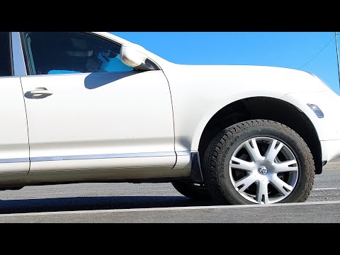 Видео: Порше Кайен 955/ обзор работы пневмоподвески и измерение клиренса