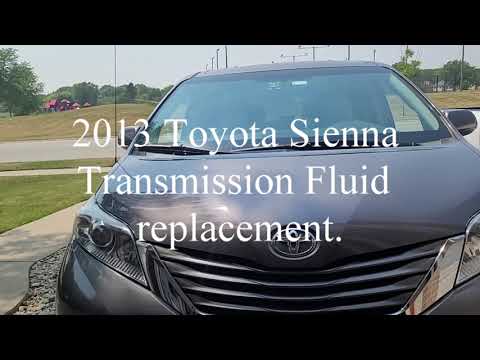 Видео: Замена трансмиссионной жидкости Toyota Sienna 2013 года