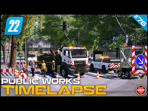 Видео: 🚧 Обрезка веток деревьев в центре города — Часть 2 ⭐ FS22 Таймлапс городских общественных работ