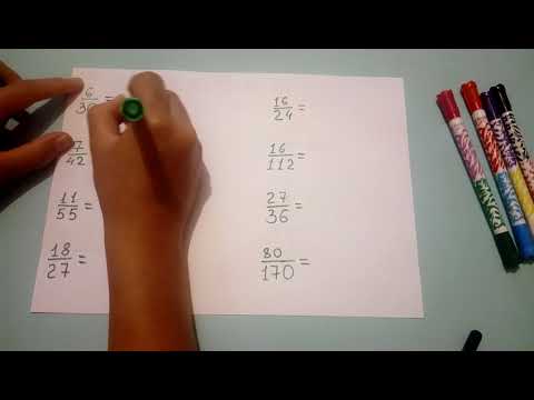 Видео: Бөлчөктөрдү кыскартуу