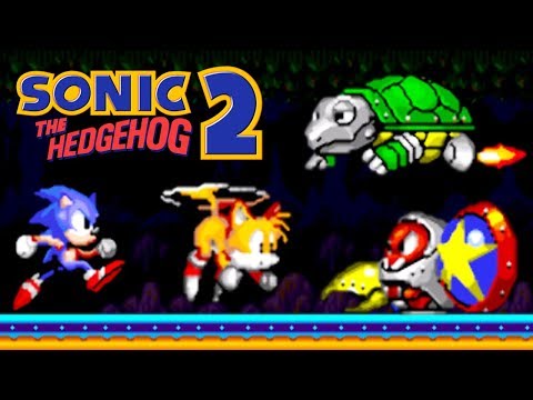 Видео: Sonic The Hedgehog 2 (Ёжик Соник 2) прохождение (Sega Mega Drive, Genesis)