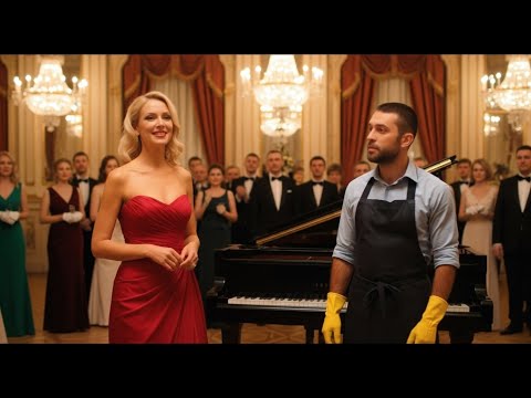 Видео: «Сыграй, и я выйду за тебя! — смех богатой женщины обернулся сенсацией, когда уборщик показал талант