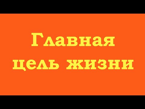 Видео: Главная цель жизни