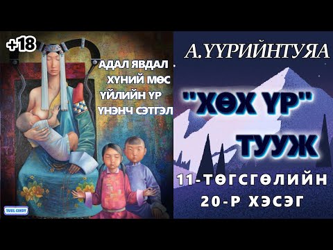 Видео: А.ҮҮРИЙНТУЯА-"ХӨХ ҮР" /ЗӨВХӨН НАСАНД ХҮРЭГЧДЭД, ХҮЧИРХИЙЛЭЛ АГУУЛАГДСАН, АДАЛ ЯВДАЛТ/ ТӨГСГӨЛ БҮЛЭГ