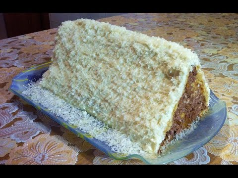 Видео: Десерт Снежный Домик / Зимний Домик / Dessert Snow Hut / Десерт Без Выпечки / Очень Простой Рецепт