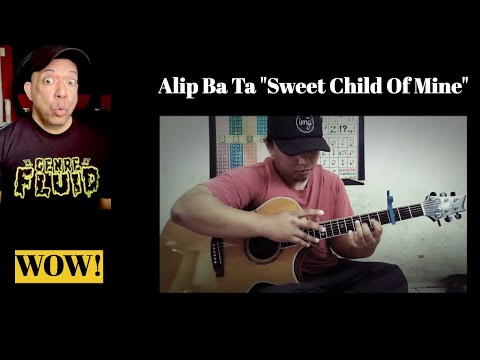 Видео: Реакция на кавер на гитару Fingerstyle Guns n Roses "Sweet Child Of Mine" Алипа Ба Та