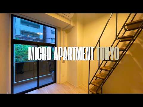 Видео: Жизнь с домашними животными в микроапартаменте с высокими потолками | Тур по апартаментам в Японии