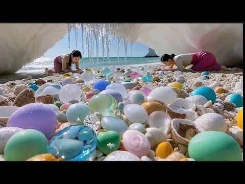 Видео: Эти красочные гребешки обитают недалеко от Арктики, а их брюшки полны жемчуга, морского агата и м...