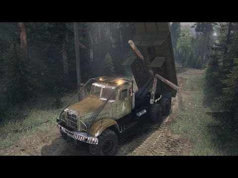 Видео: SpinTires обзор мода ( Краз - 214 v1.0 )