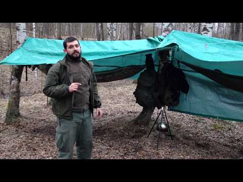 Видео: Гамак как замена палатки