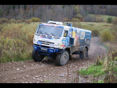 Видео: КАМАЗ Мастер Тесты СУ Топольки 29-30.09.2016
