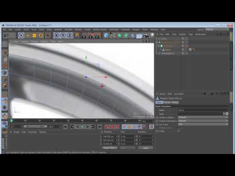 Видео: Полигональное моделирование литого диска в Cinema4d