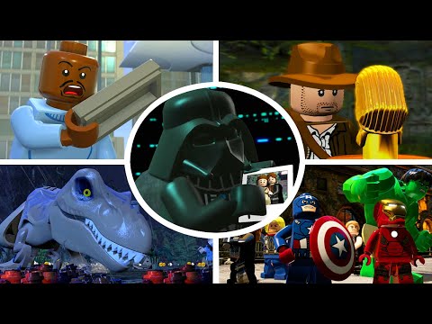 Видео: 20 культовых сцен в видеоиграх LEGO