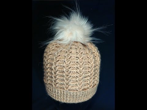 Видео: Шапка крючком. Новый узор КОЛОСКИ. Мастер класс Часть 2.  Hat crochet pattern Part 2