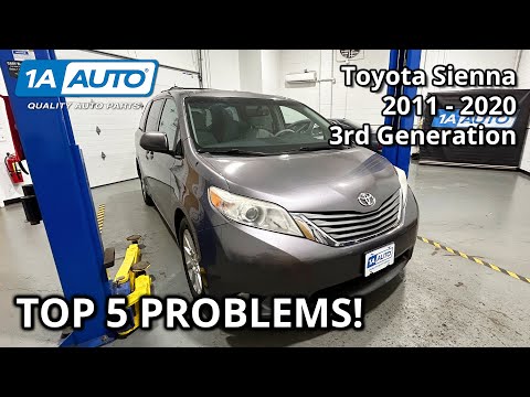 Видео: 5 главных проблем минивэна Toyota Sienna 2011-2020 3-го поколения