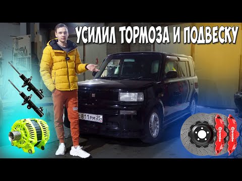 Видео: ПОДВЕСКА ОТ КРУЗАКА В МАЛОЛИТРАЖКУ. тюнинг тормозов и оптики