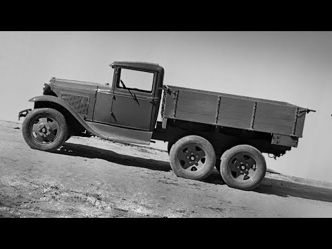 Видео: ГАЗ-ААА - первый массовый армейский грузовик