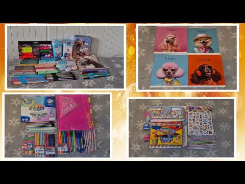 Видео: Back to school Моя канцелярия которого осталась с прошлого года