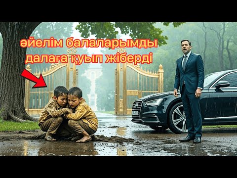 Видео: Үйіне ескертусіз келгенде далада жаңбыр астында өзінің Әйелі тастап кеткен  егіз балаларын көрді