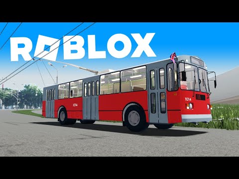 Видео: Самая РЕАЛИСТИЧНАЯ игра про троллейбус в Roblox