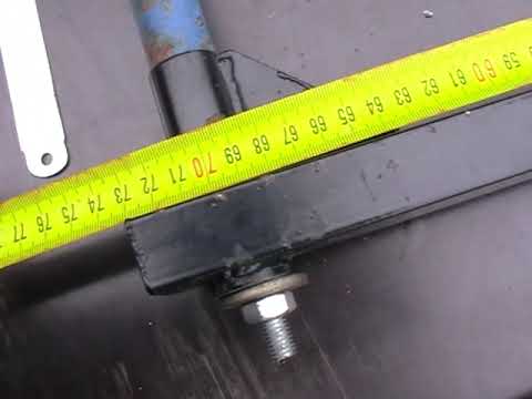 Видео: Тофалар 500 тюнинг мотобуксировщика. Ремонт рамы толкача.Часть 3.