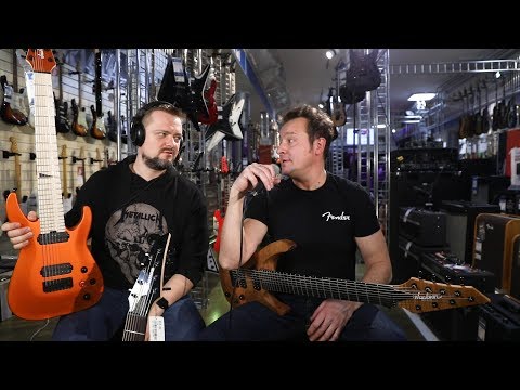 Видео: Обзор 8осьмиструнных гитар.