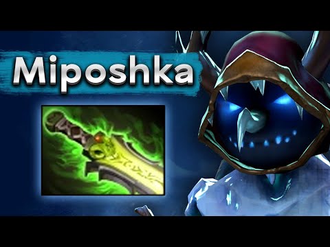 Видео: Мипошка на Аппарате снеговике заморозил всех! - Miposhka Ancient Apparition DOTA 2