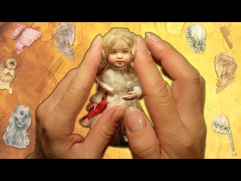 Видео: Ватная игрушка. Волосы для ватной игрушки или куклы и капюшон. Матильда часть 5. Diy