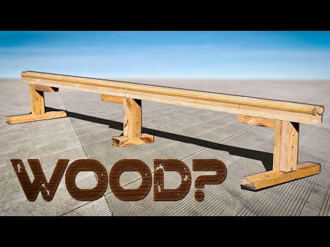 Видео: МОЖЕМ ЛИ МЫ ПОСТРОИТЬ РЕЛЬСЫ ИЗ ДЕРЕВА?!