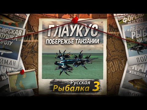 Видео: "Мутант" Глаукус. Побережье Танзании. Рубрика "эксперименты". Русская Рыбалка 3.