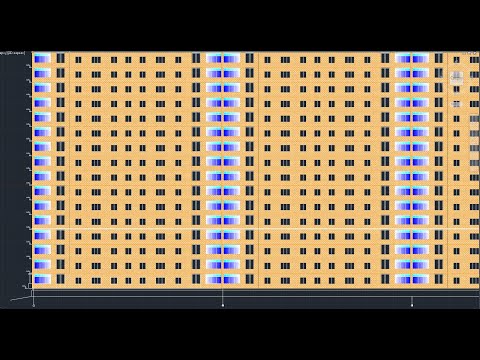 Видео: 09 Пример AutoCAD Фасад здания  Блоки Массивы, штриховки, видовые экраны
