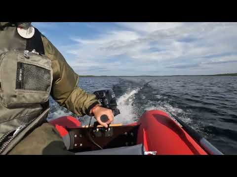 Видео: Altair 340active + Suzuki DF6AS Винт 8 шага.