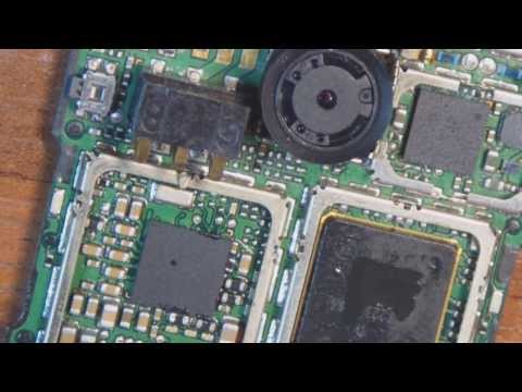 Видео: Перекатка контролера питания на nokia 6300 (ребол retu)