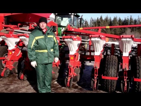 Видео: Как правильное обслуживать сеялку  Kverneland   Optima TFmaxi