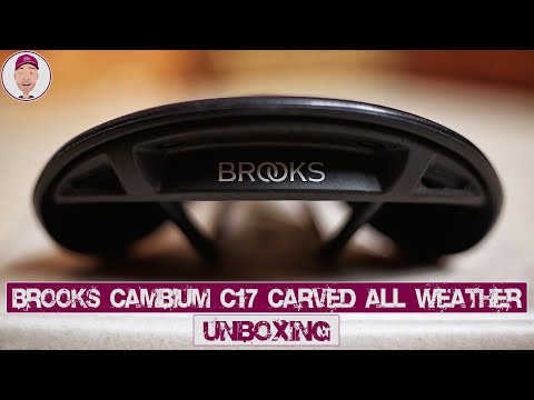 Видео: Седло Brooks Cambium C17 Carved All Weather black (unboxing, обзор)