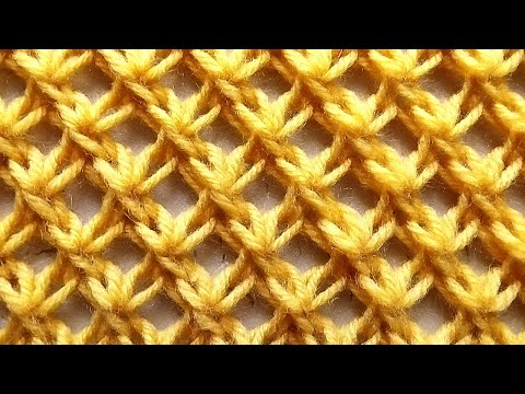 Видео: Как просто и быстро связать красивый  узор спицами .