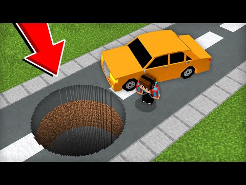 Видео: КУДА ВЕДЁТ ЭТА ЯМА НА ДОРОГЕ В МАЙНКРАФТ | Компот Minecraft