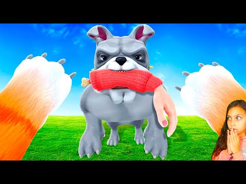 Видео: 🐱 ПАПА КОТ ДРЕССИРУЕТ СОБАЧКУ I Am Cat VR Валеришка