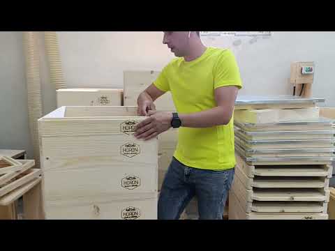 Видео: Дадан 12-ти рамковий фальцевий корпусний вулик HORON. Детальний відеоогляд вулика.