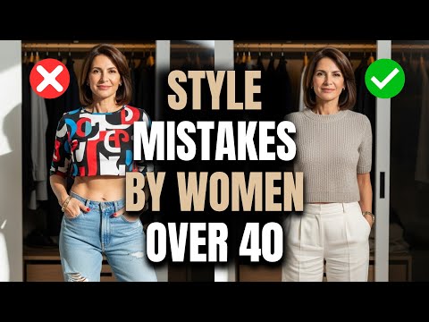 Видео: 16 стильных вещей, которые элегантным женщинам старше 40 лет никогда не стоит носить