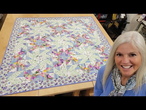 Видео: Сделайте одеяло «Вращающиеся звезды» вместе с Донной!