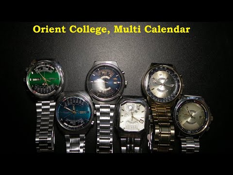 Видео: Обзор Orient Multi-Calendar (Ориент Колледж, Вечный календарь)