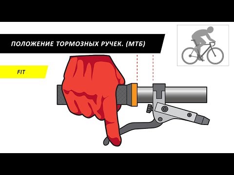 Видео: Положение тормозных ручек велосипеда (МТБ).