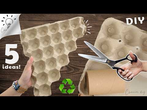 Видео: DIY♻️5 Гениальных Идей, В Которых Никто Не Поверит, Что Они Сделаны Из КартонаВсе! Recycling Ideas